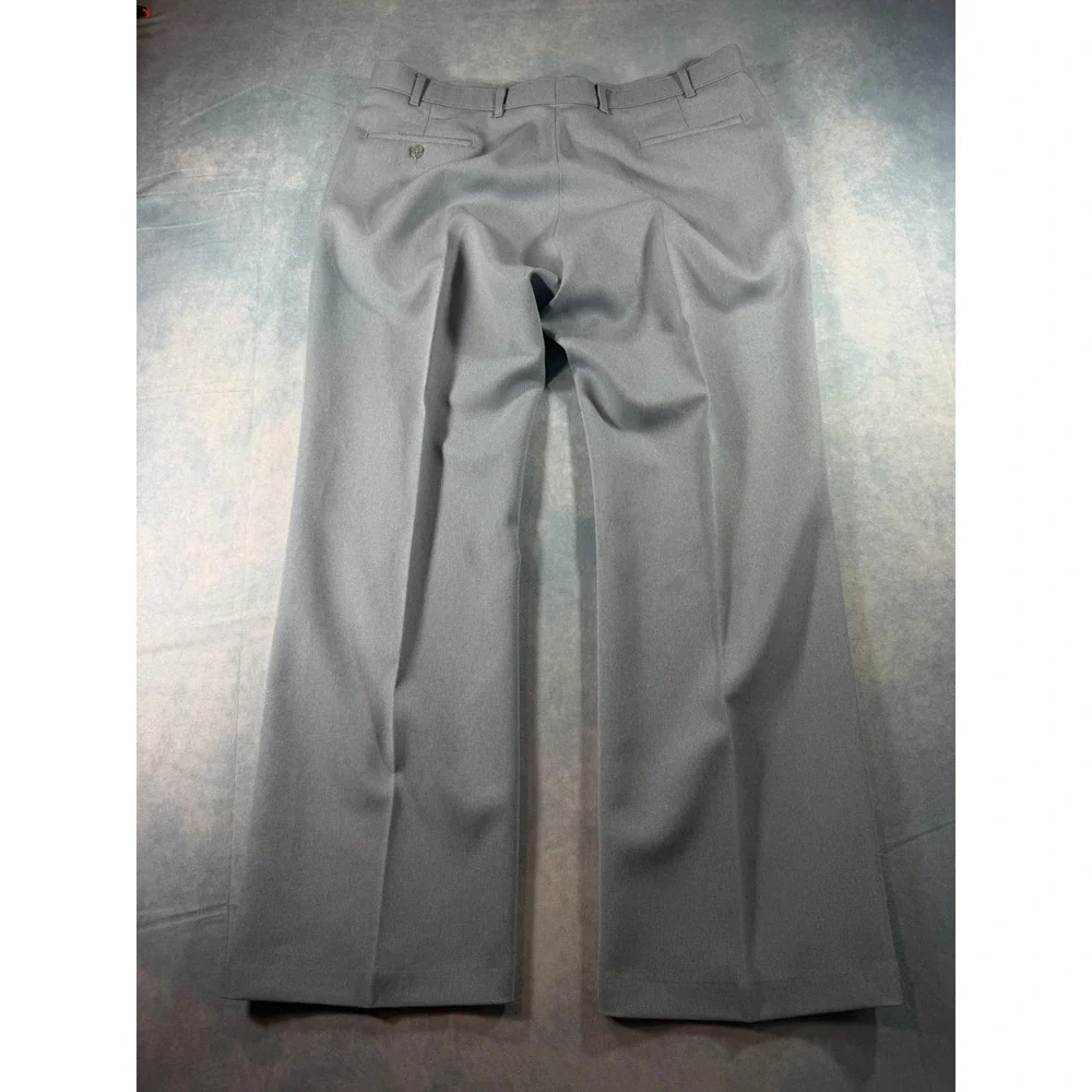 Levi's Action Slacks Mens 40x31 Blue Gray Excellent Vintage USA Made Trousers